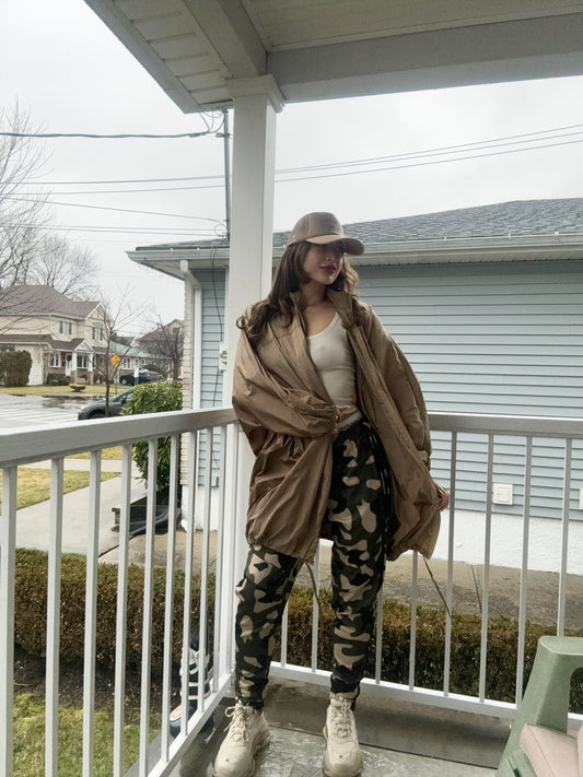 Oversized Parachute Windbreaker