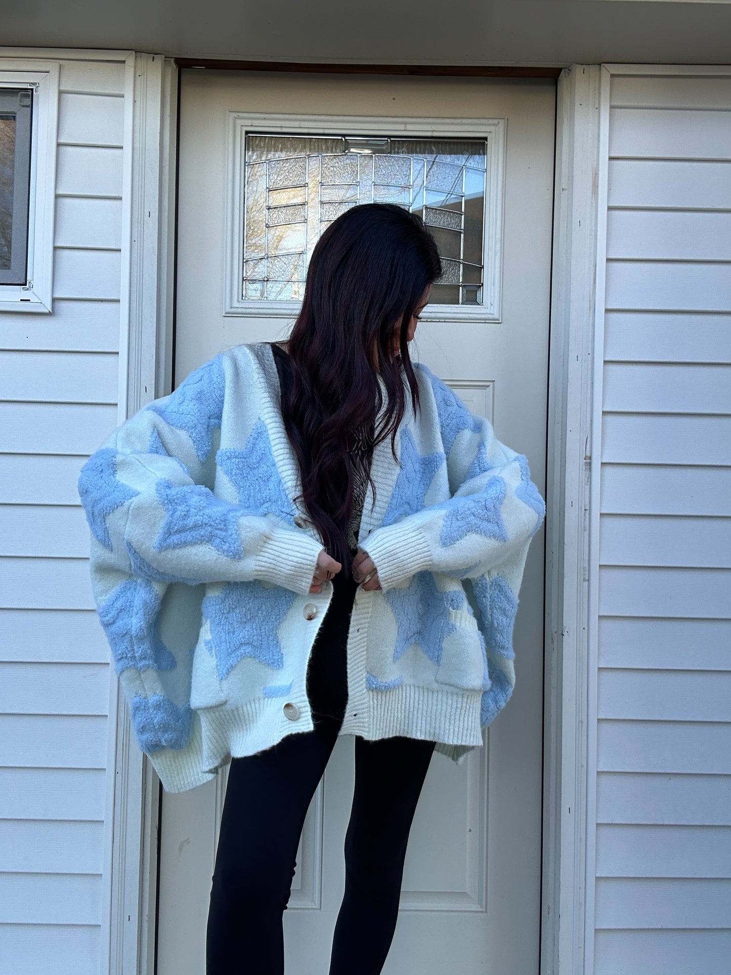 Star Print Cardi