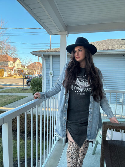 Cassandras Denim Shirt Dress