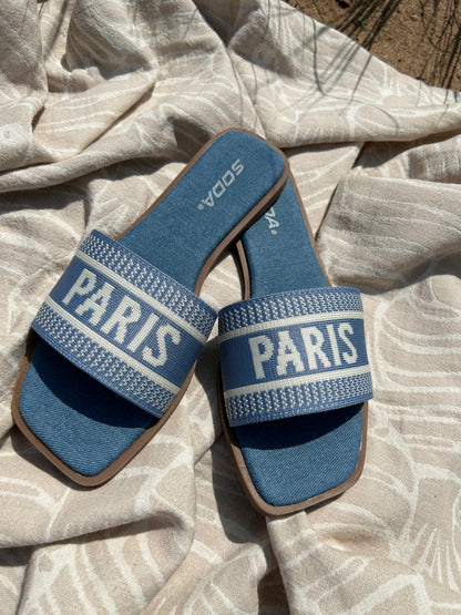 Powder Blue Paris Slide