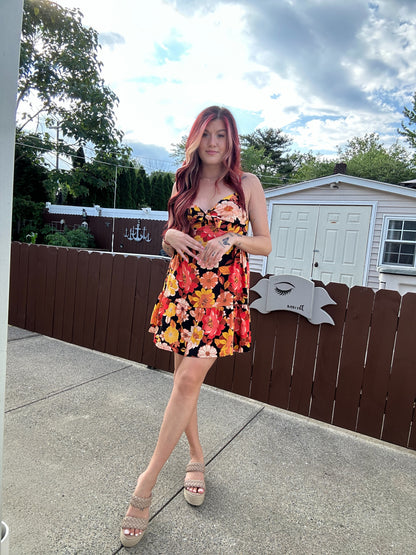Night Garden Mini Dress