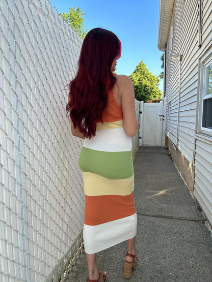 Multicolor Maxi Dress
