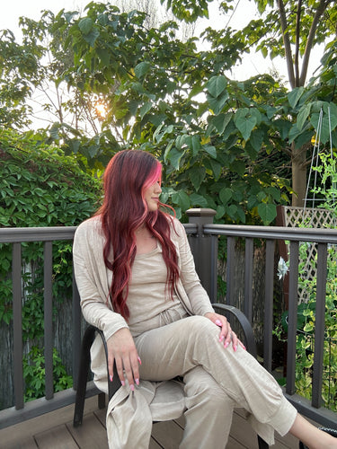 Airplane Mode Cardigan Set