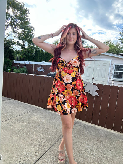 Night Garden Mini Dress