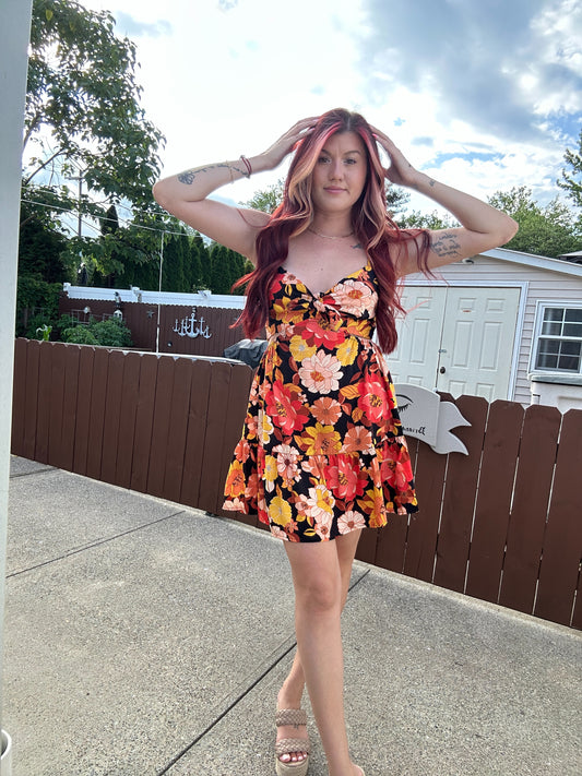 Night Garden Mini Dress