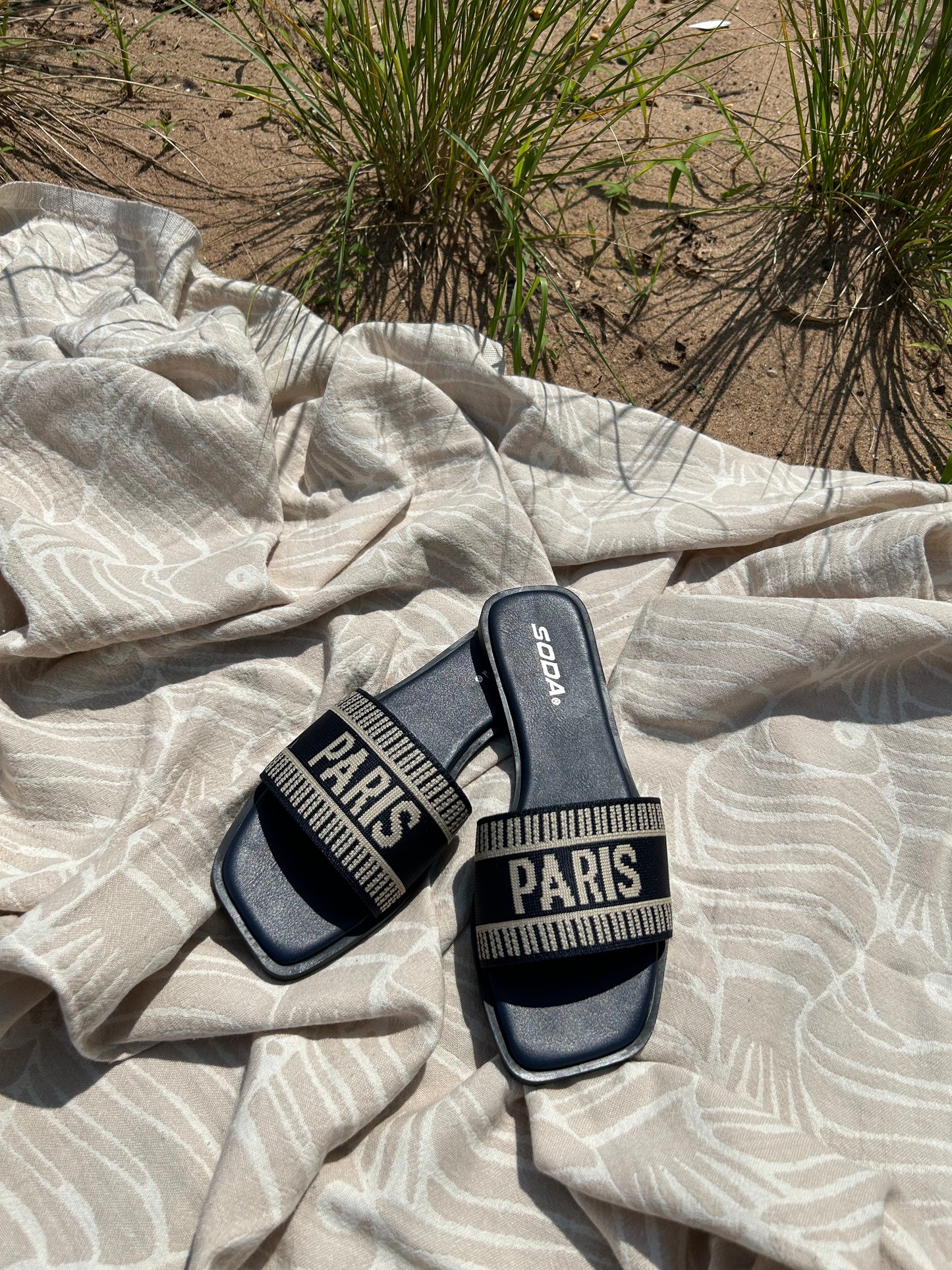 Navy Paris Slide