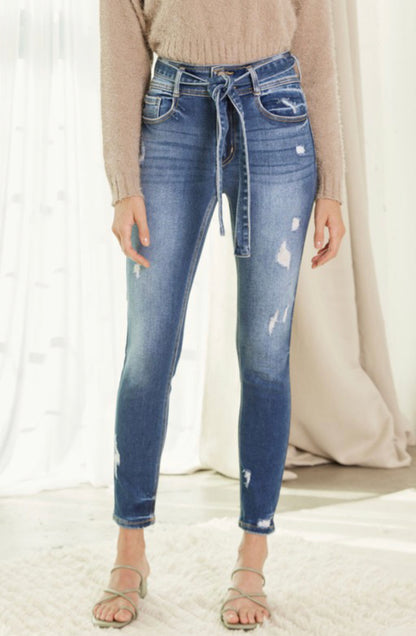 The Aaron Belted High-Rise Jean