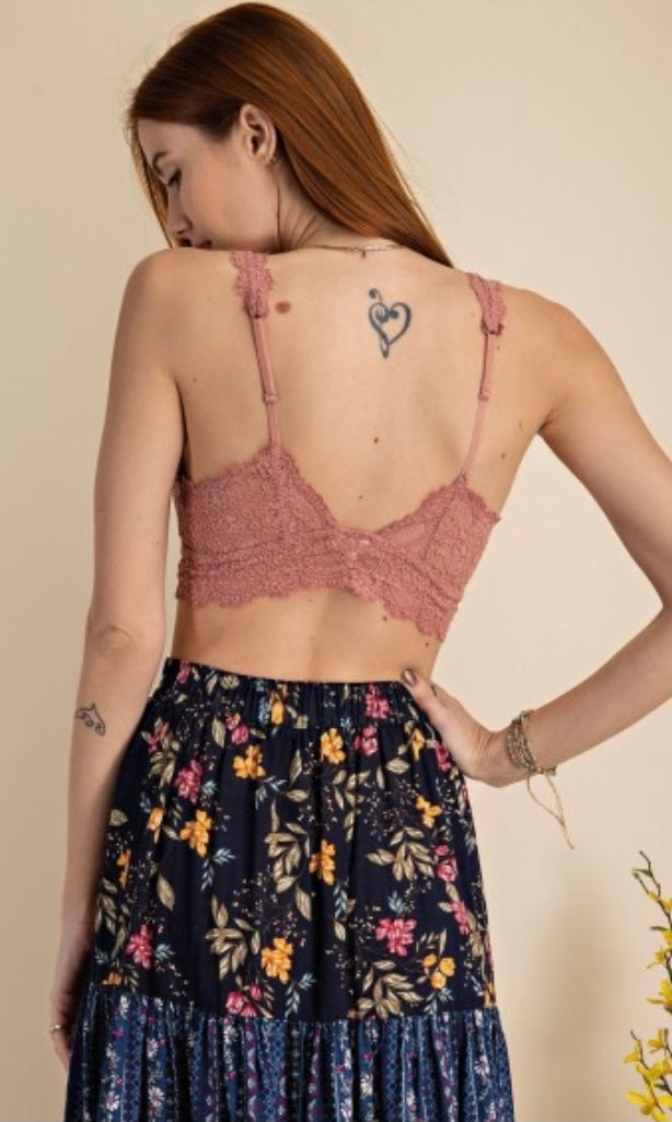 The Lace & Sheer Detailed Bralette