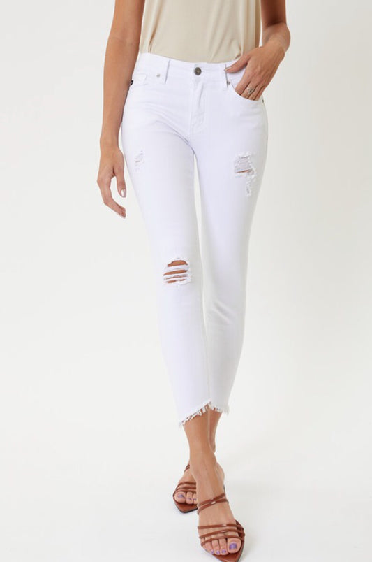 The Classic White Stretch Jean