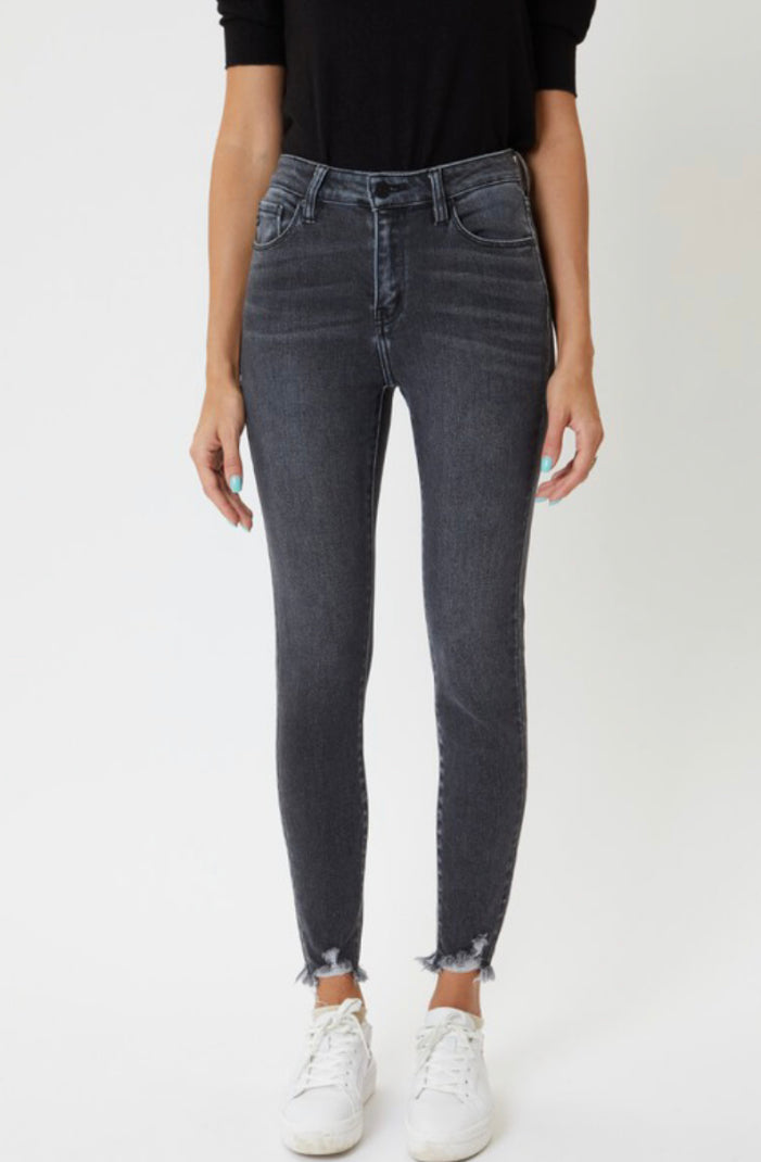 The Sierra Gray Super Stretch Skinny Jean