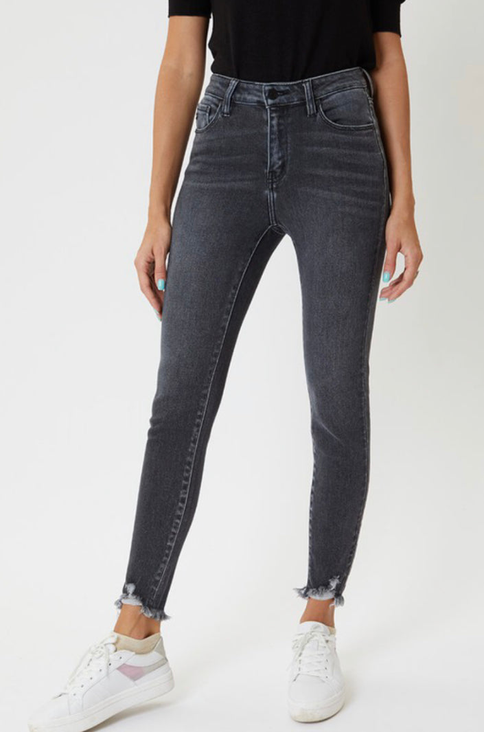 The Sierra Gray Super Stretch Skinny Jean