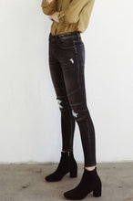 Load image into Gallery viewer, The Exposed Button Moto Skinny Jean