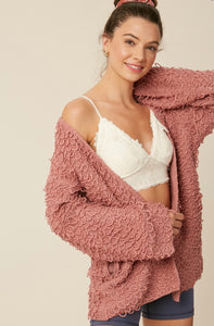 Tassel Yarn Cardigan Sweater
