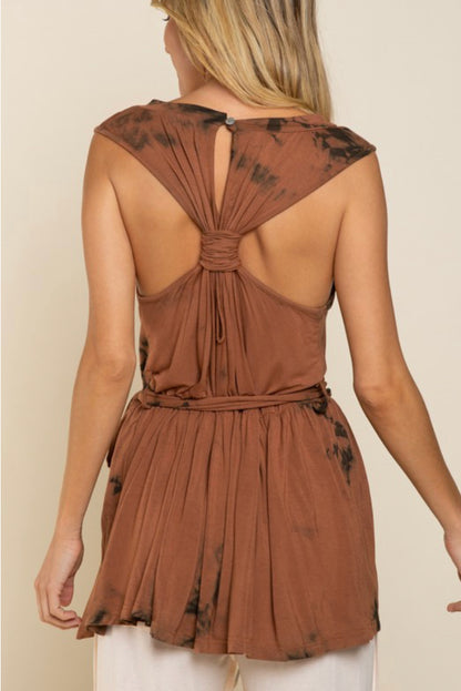 The Luna Tie-Dye Swing Shirt-Dress