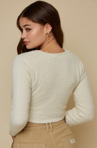 The Soft & Furry Lightweight Wrap Sweater