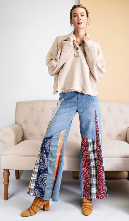 The Upside-Down Terry Knit Button Up