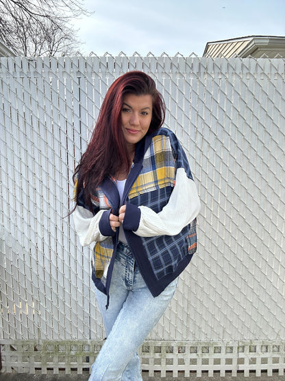 Another Plaid Zip Up