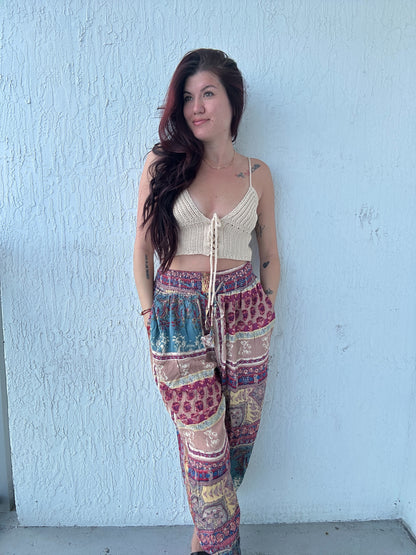 Crochet Knit Top