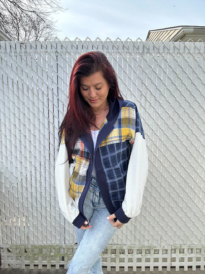 Another Plaid Zip Up