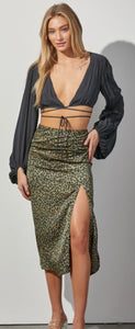 The Lola Leopard Skirt
