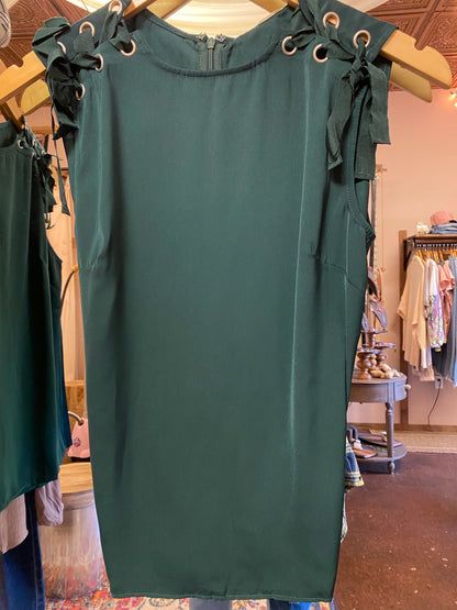 The Simona Shoulder Laced Sleeveless Blouse