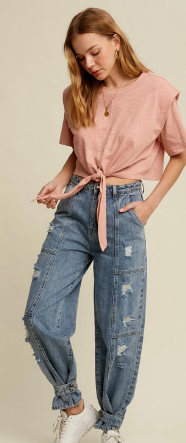 Back To The 90s Denim Joggers