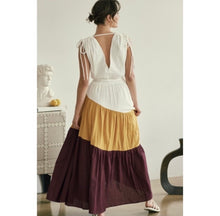 Load image into Gallery viewer, Color Block Maxi Dress