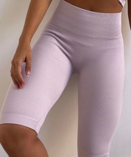 The Ribbed Biker Short