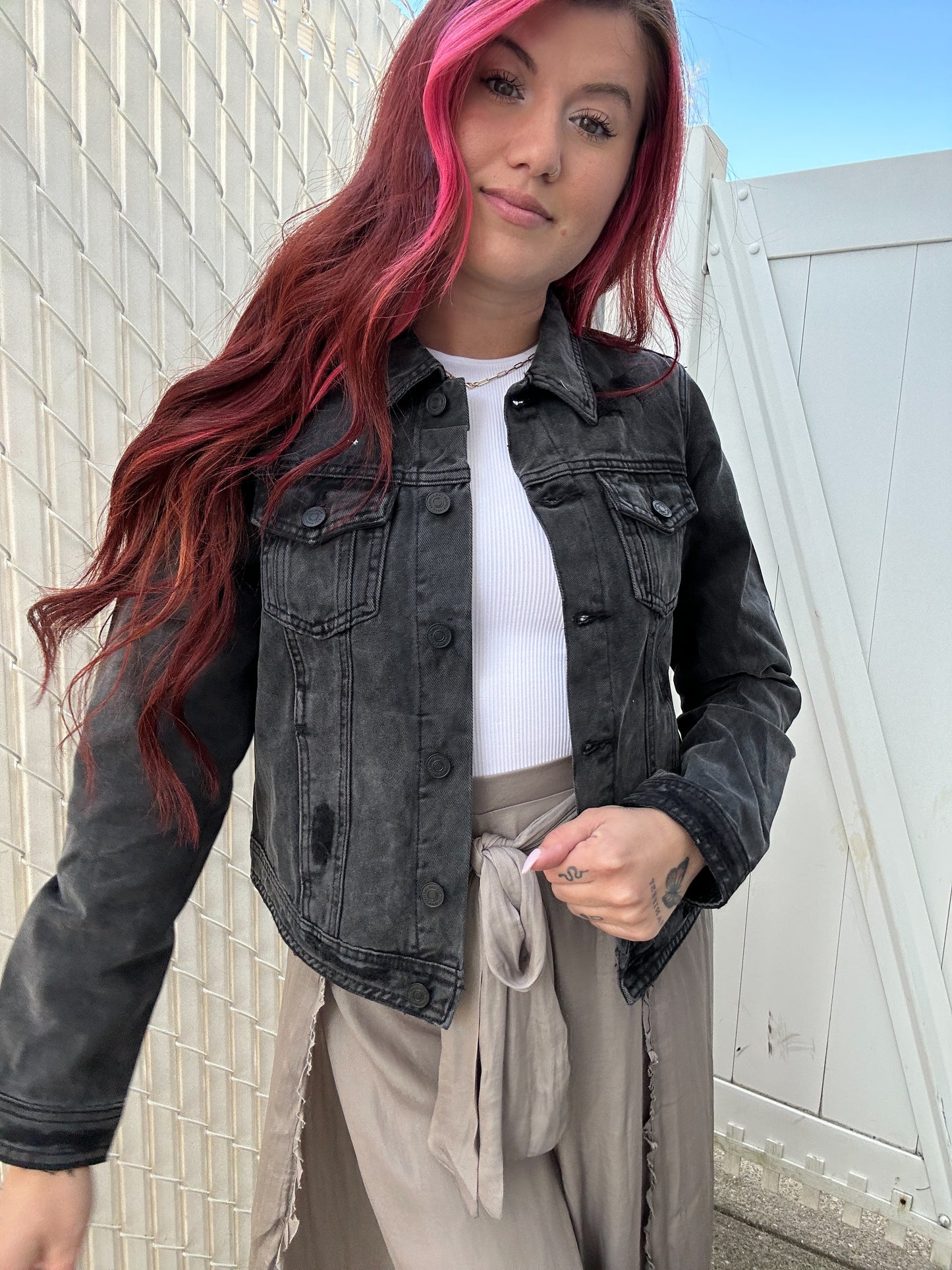 Black Delilah Denim Jacket