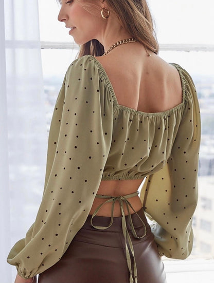 The Karrington Polka Dot Crop
