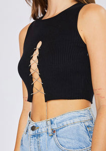 The Jeweled Knit Top