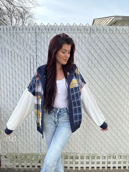 Another Plaid Zip Up
